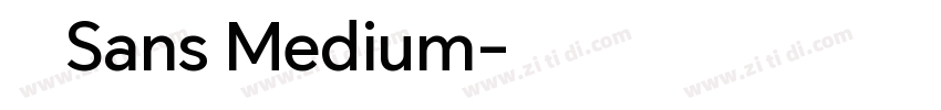 派悦Sans Medium字体转换
